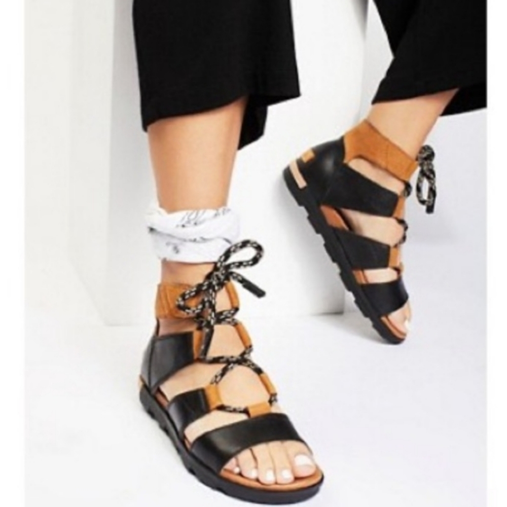 Sorel Torpeda Lace Up Sandals Size 8